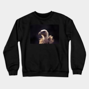 vulture head, portrait Crewneck Sweatshirt